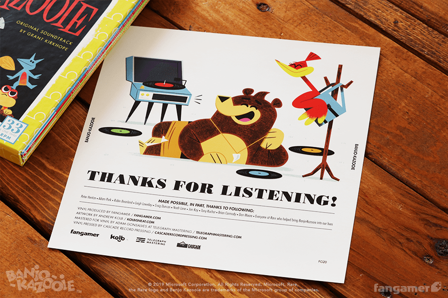 Banjo-Kazooie Vinyl Soundtrack Box Set - Fangamer Europe