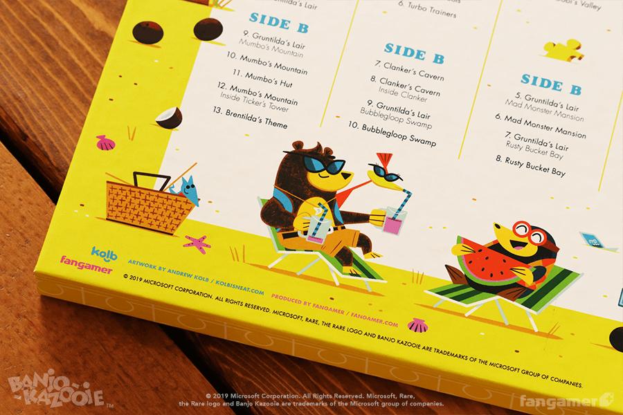 BANJO-KAZOOIE アナログレコードBOX Banjo-Kazooie Vinyl Soundtrack Box Set - Fangamer Europe
