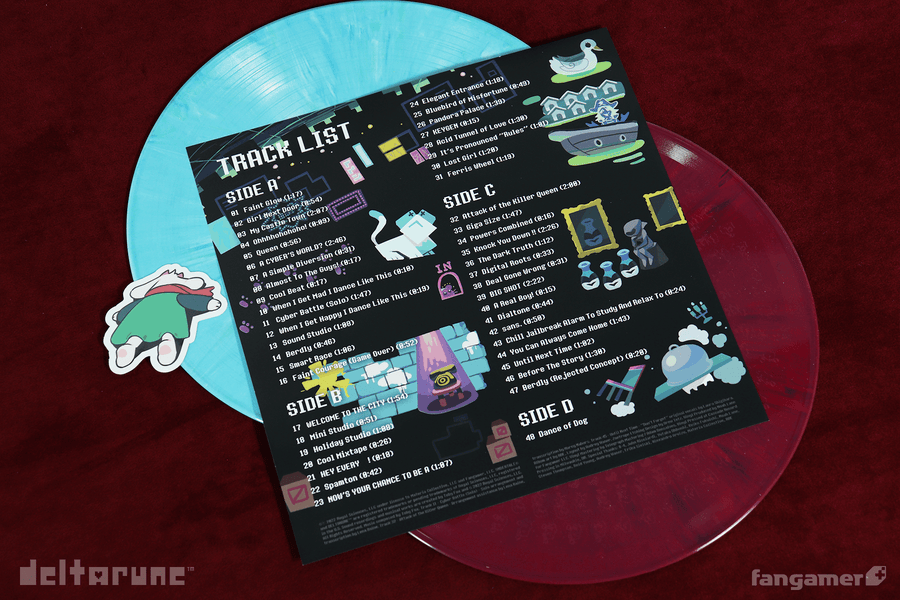 Delta Rune Soundtrack DELTARUNE Chapter 2 Vinyl Soundtrack - Fangamer Europe