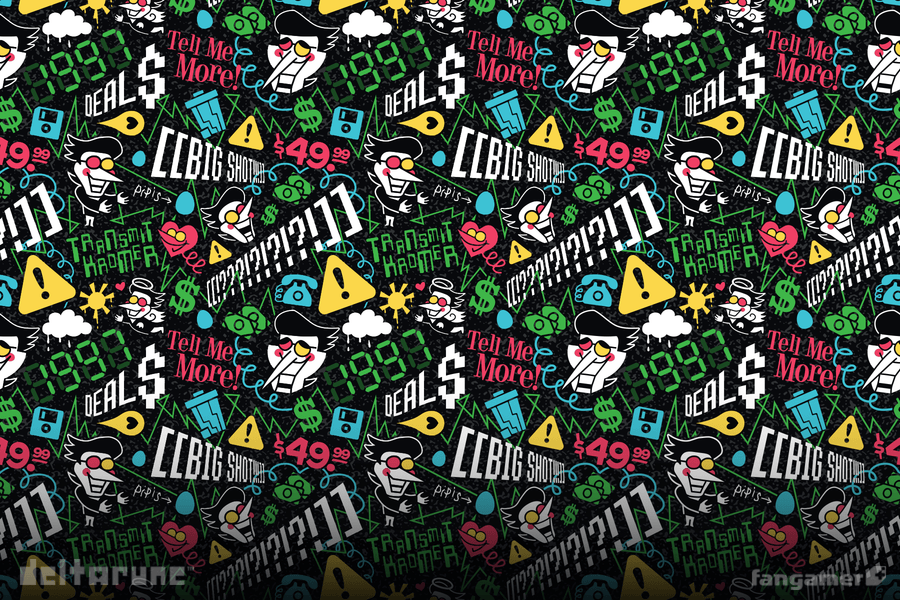 Spamton Button Up Shirt - DELTARUNE