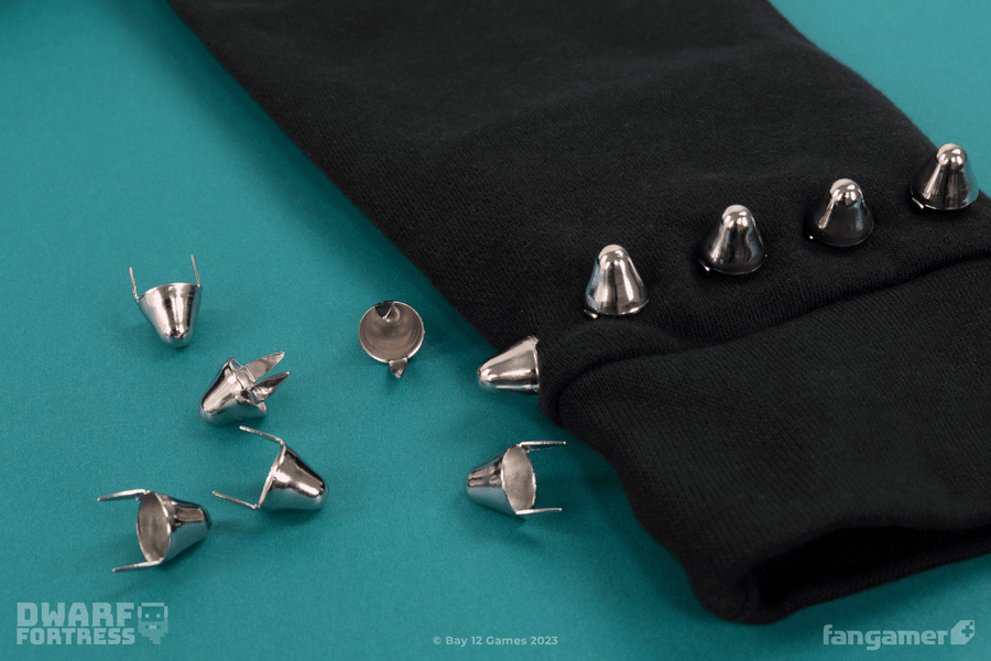 Menacingly Spiked Hoodie - Dwarf Fortress