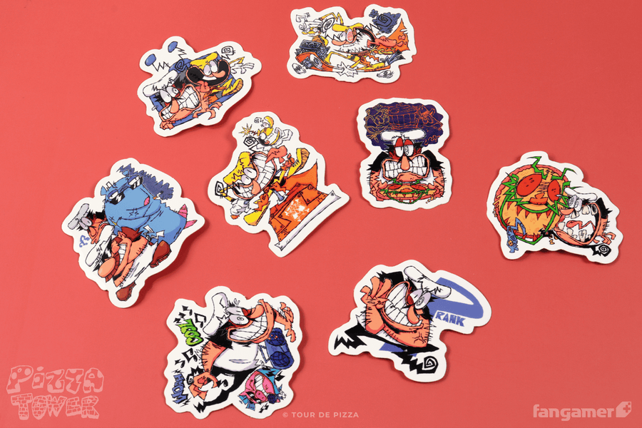 Pizza Tower Sticker Set - Pizza Tower