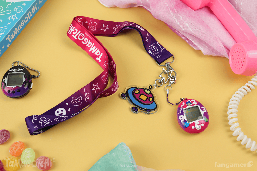 Tama-friends Lanyard and Keychain - Tamagotchi