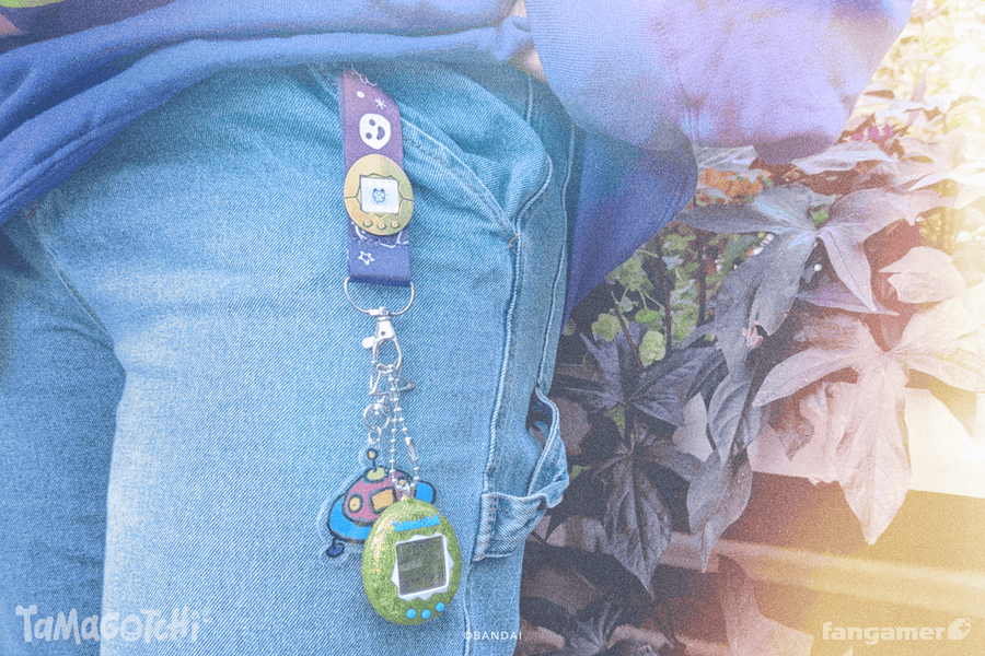 Tama-friends Lanyard and Keychain - Tamagotchi
