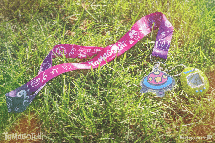 Tama-friends Lanyard and Keychain - Tamagotchi