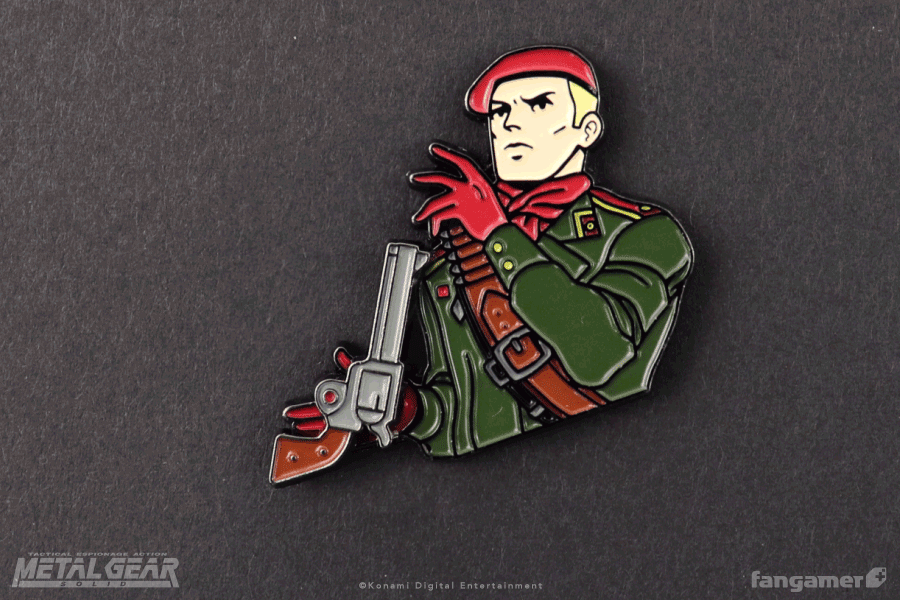 Revolving Ocelot Pin - Metal Gear Solid 3